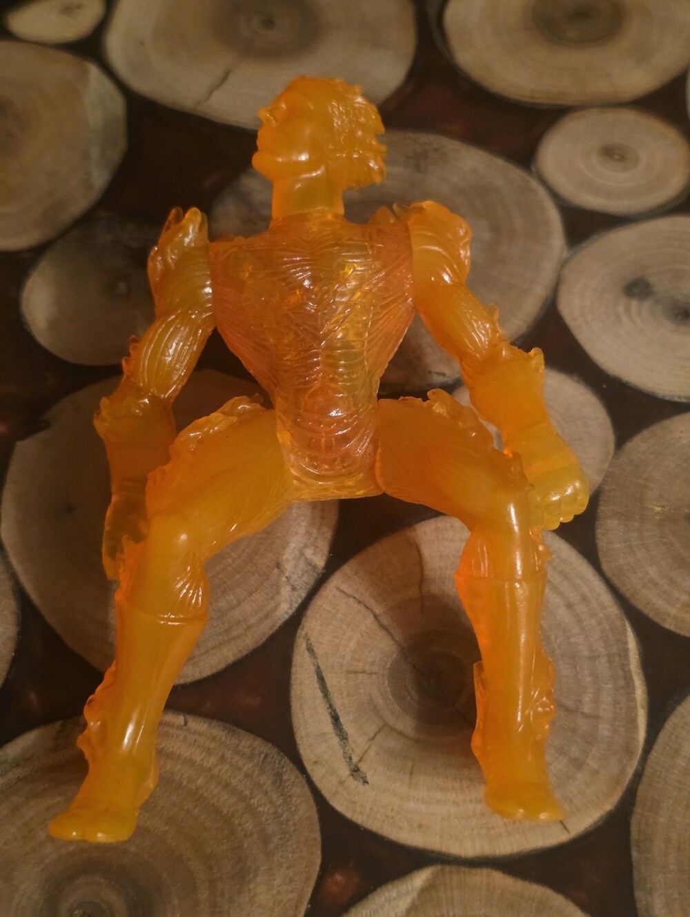 2005 Toy Biz Fantastic Four Human Torch FIGURE ONLY Bump n Go A3